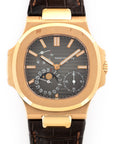 Patek Philippe - Patek Philippe Rose Gold Nautilus Moonphase Watch Ref. 5712 - The Keystone Watches