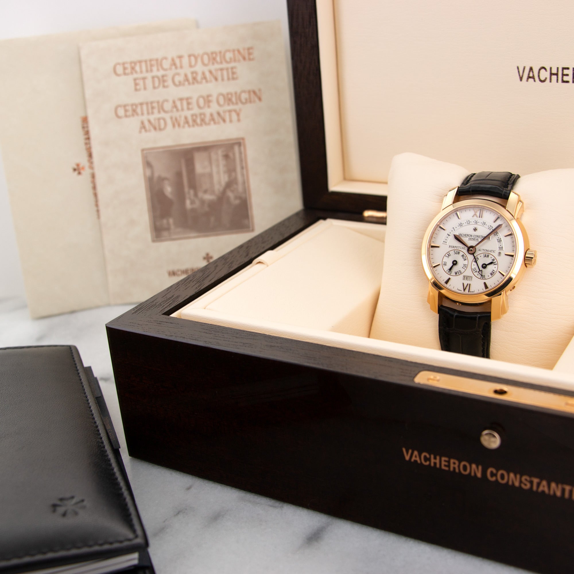 Vacheron Constantin - Vacheron Constantin Rose Gold 31 Day Retrograde Perpetual Calendar Watch - The Keystone Watches