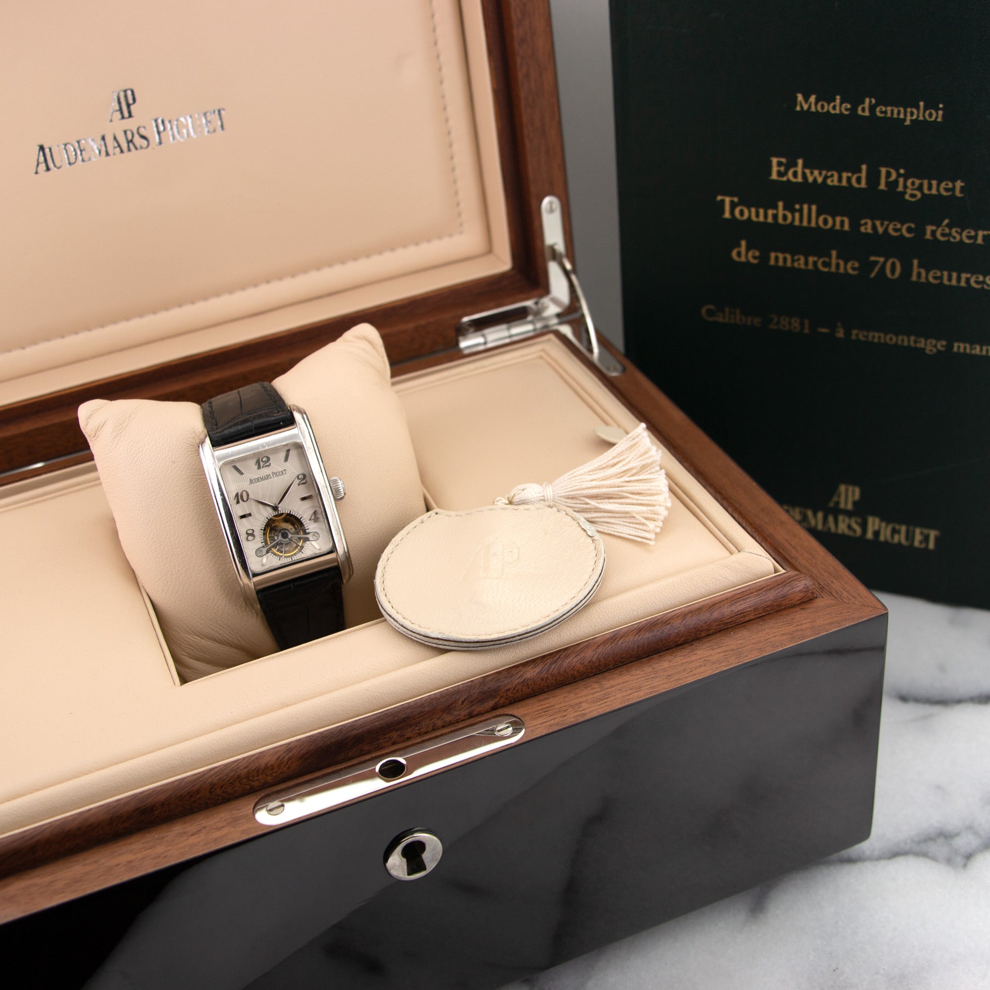 Audemars Piguet - Audemars Piguet White Gold Edward Piguet Tourbillon Watch - The Keystone Watches