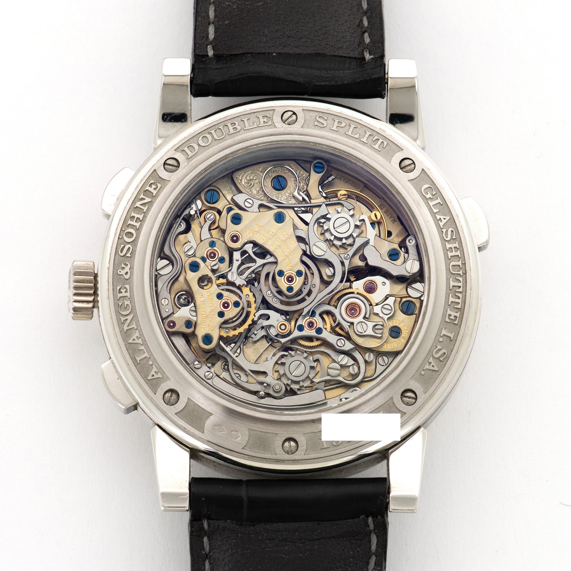A. Lange & Sohne - A. Lange & Sohne Platinum Double Split Watch Ref. 404.035 - The Keystone Watches