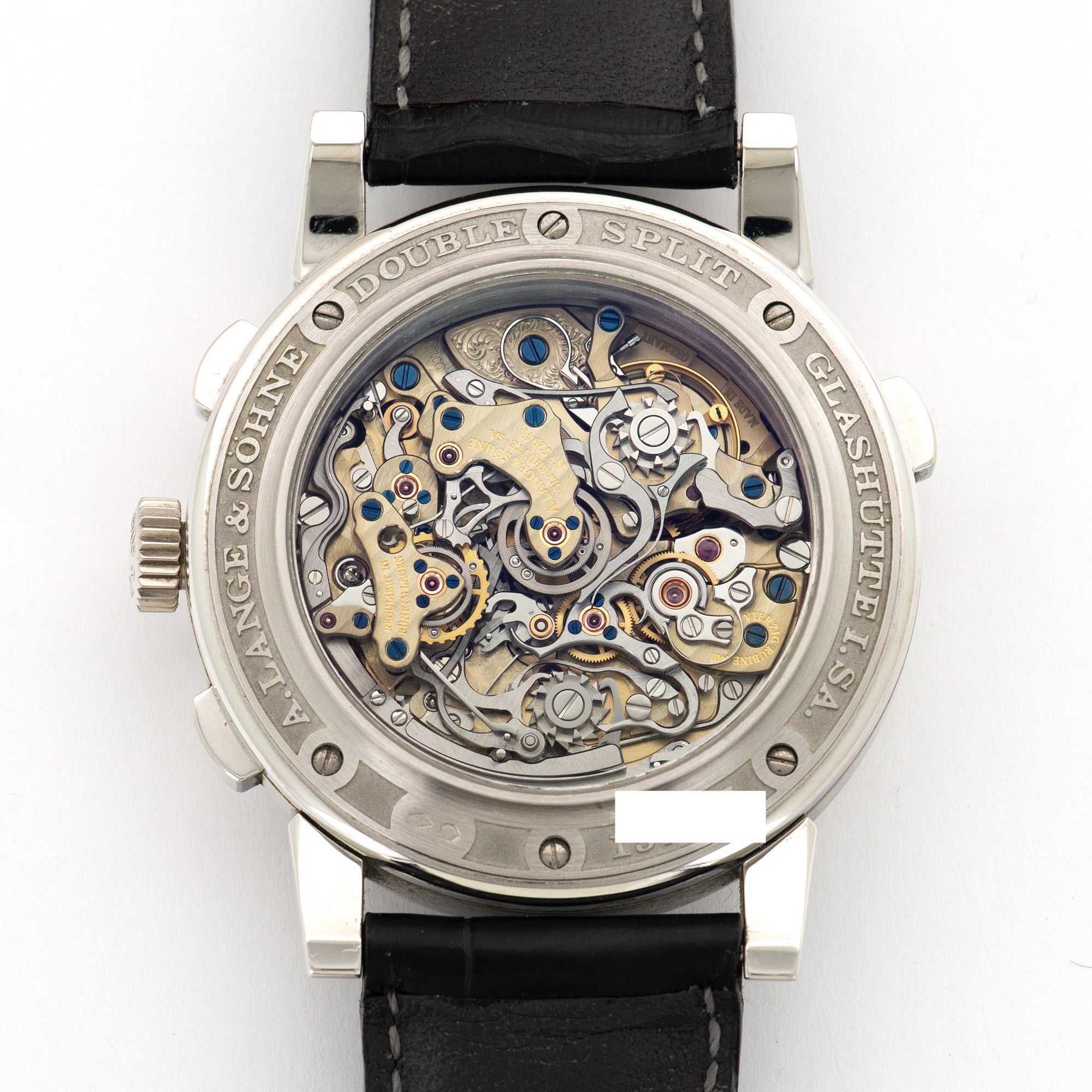 A. Lange &amp; Sohne - A. Lange &amp; Sohne Platinum Double Split Watch Ref. 404.035 - The Keystone Watches