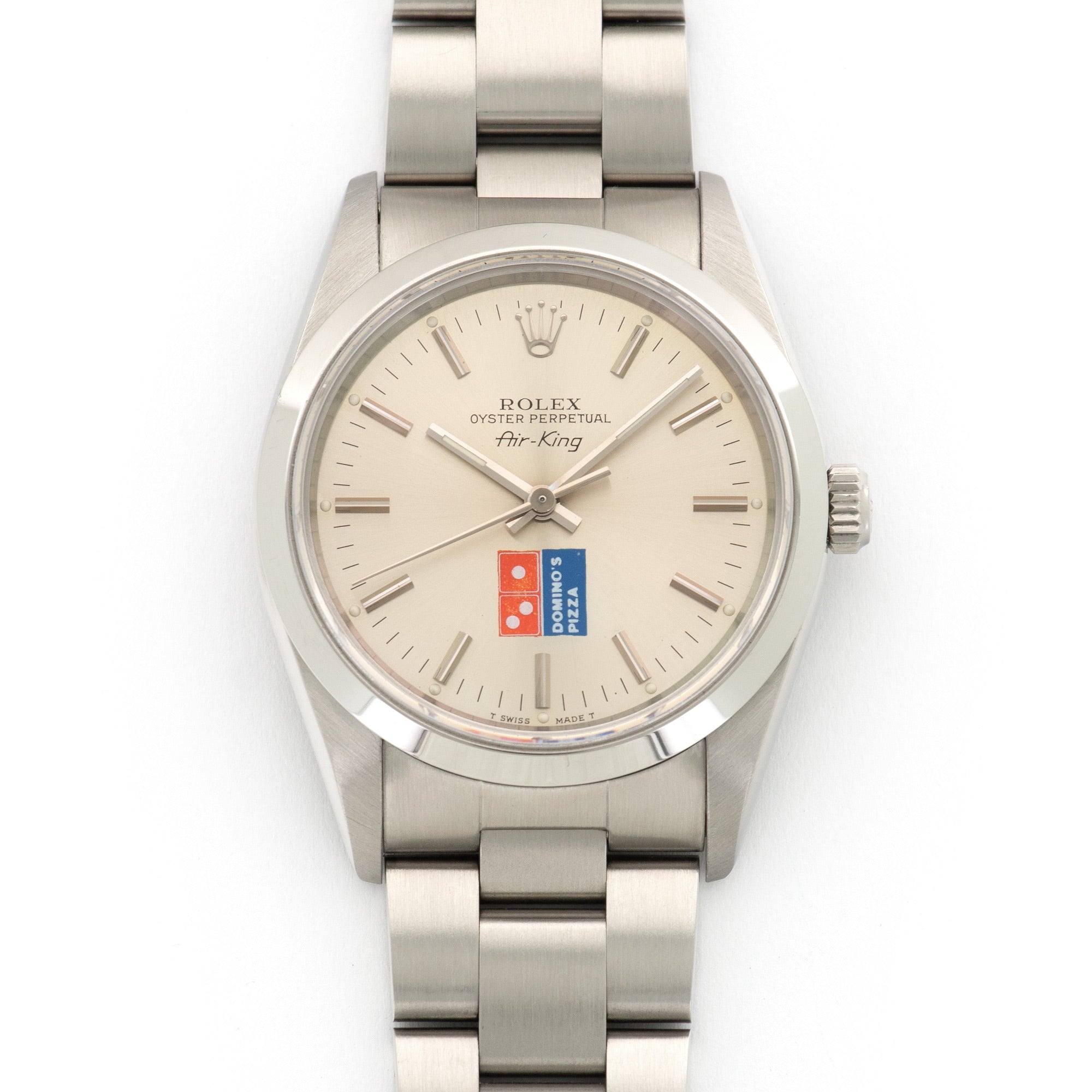 Rolex - Rolex Air-King Dominos Pizza Watch Ref. 14000 with Original Box and Papers - The Keystone Watches