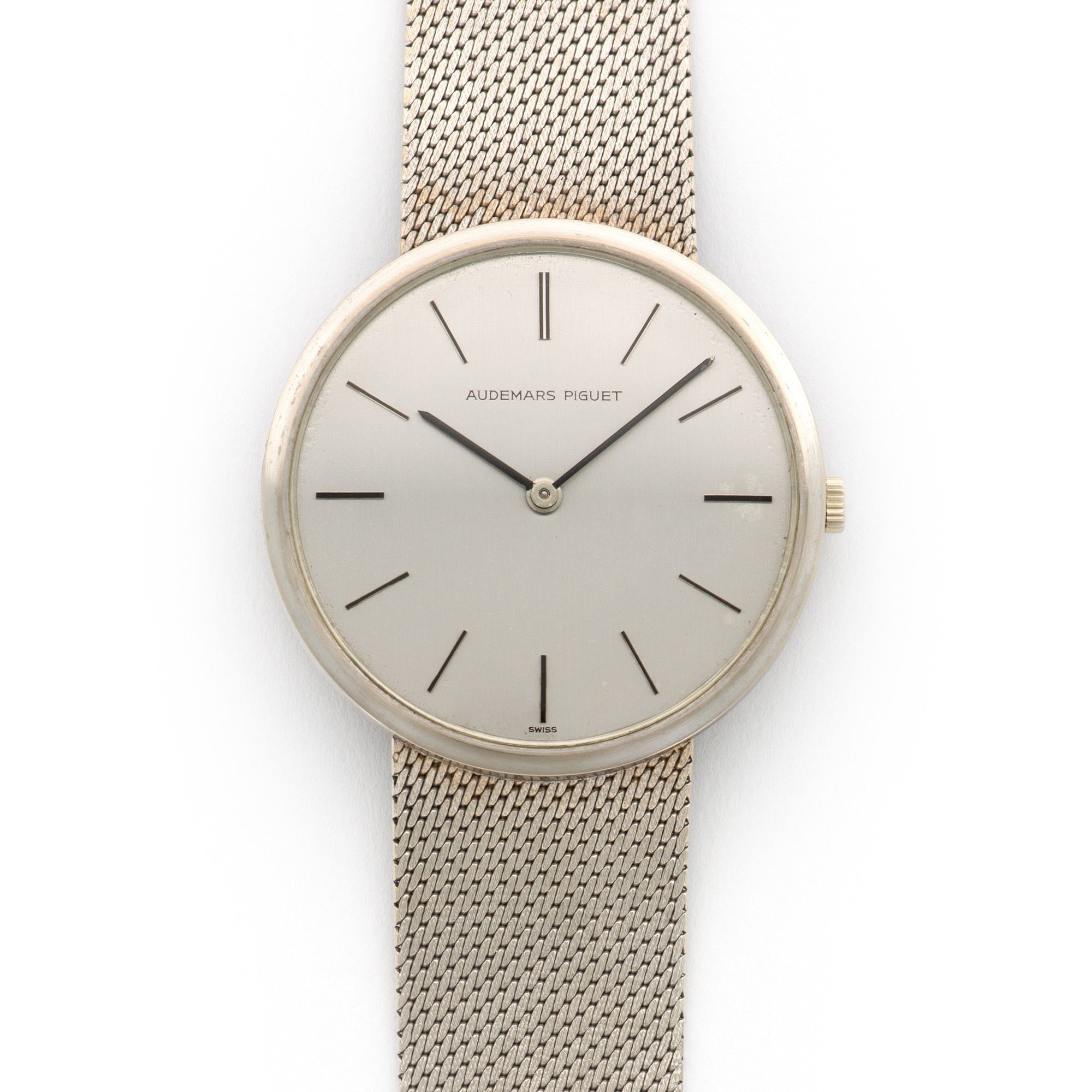 Audemars Piguet - Audemars Piguet White Gold Thin Bracelet Watch - The Keystone Watches