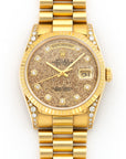Rolex - Rolex Yellow Gold Day-Date Fossil Dial Watch Ref. 18238, Nicknamed the Jurassic Park - The Keystone Watches