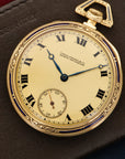 Patek Philippe - Patek Philippe Yellow Gold Enamel Engraved Pocket Watch from 1921 - The Keystone Watches