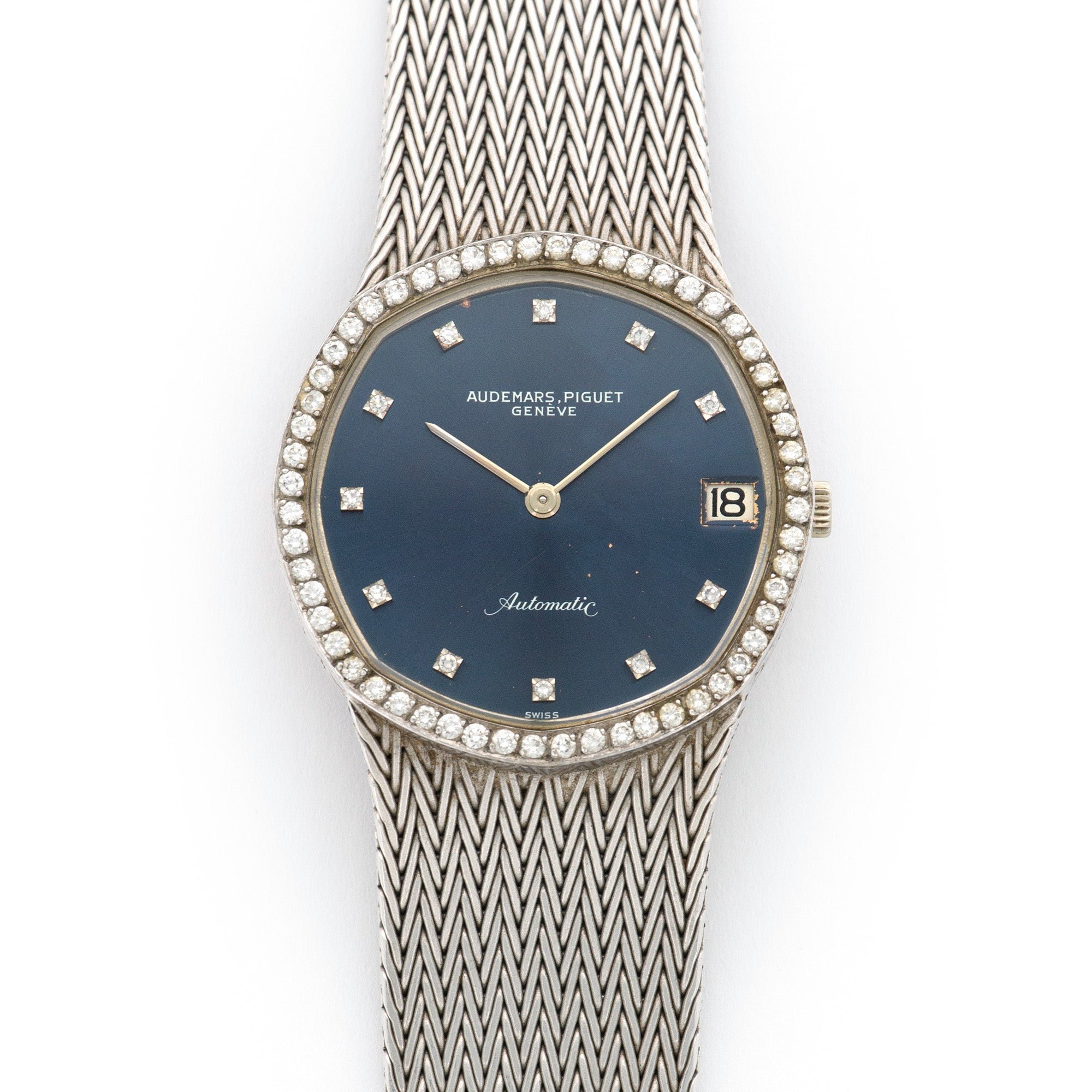 Audemars Piguet - Audemars Piguet White Gold Diamond Automatic Watch - The Keystone Watches