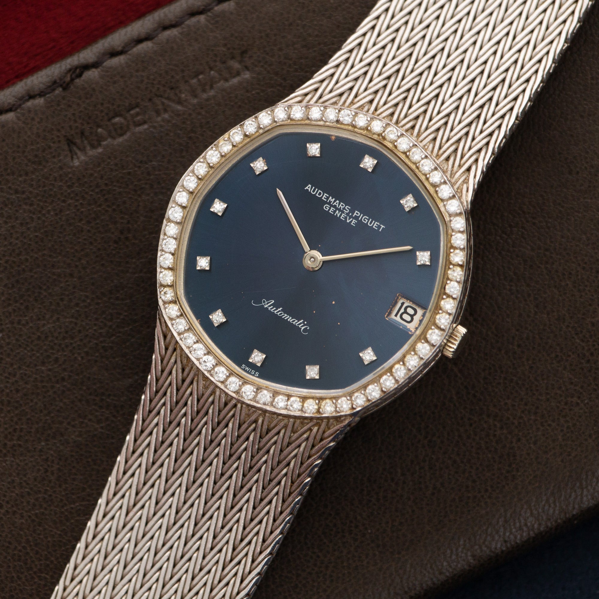 Audemars Piguet - Audemars Piguet White Gold Diamond Automatic Watch - The Keystone Watches