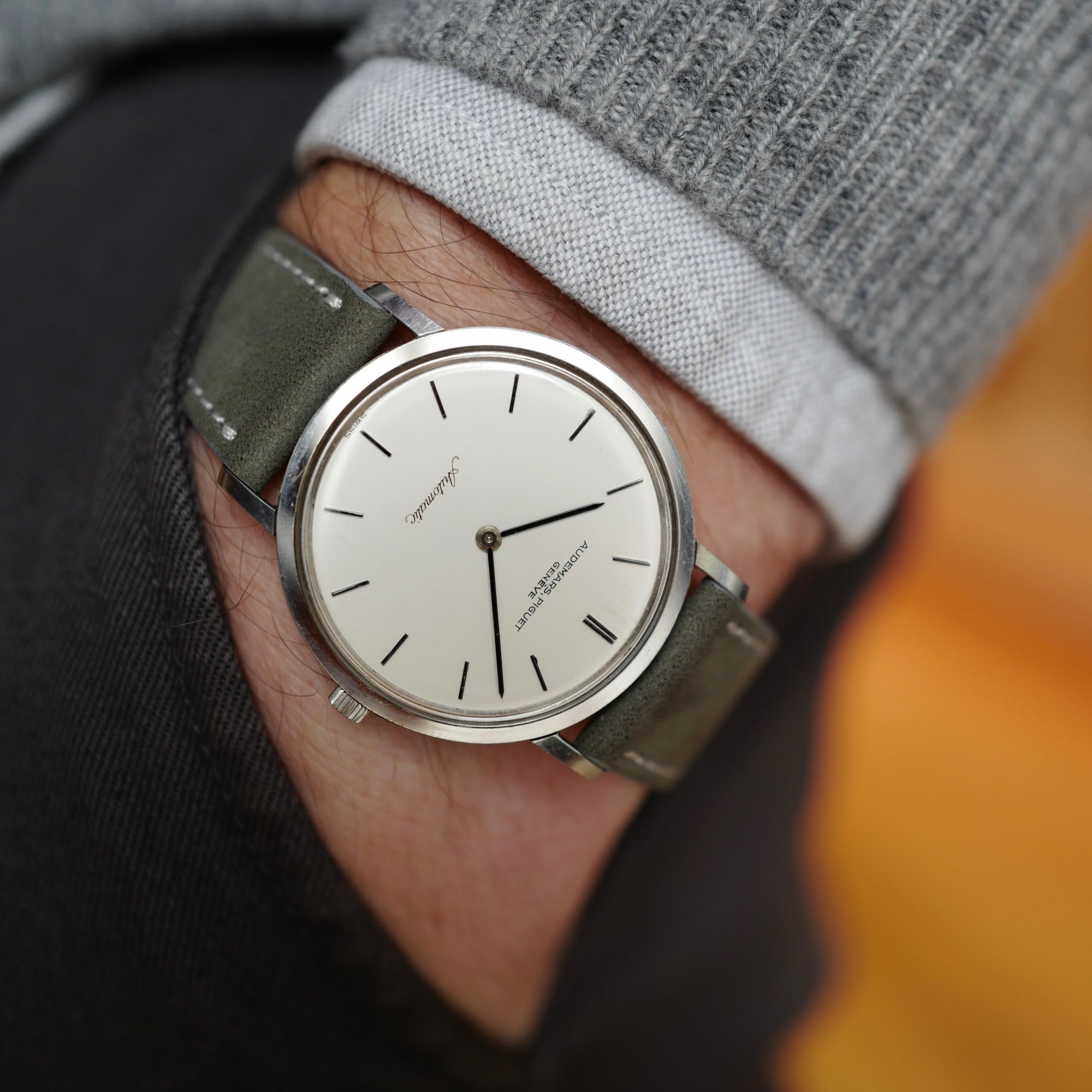 Audemars Piguet - Audemars Piguet Steel Automatic Ultra-Slim Watch Ref. 5273 - The Keystone Watches