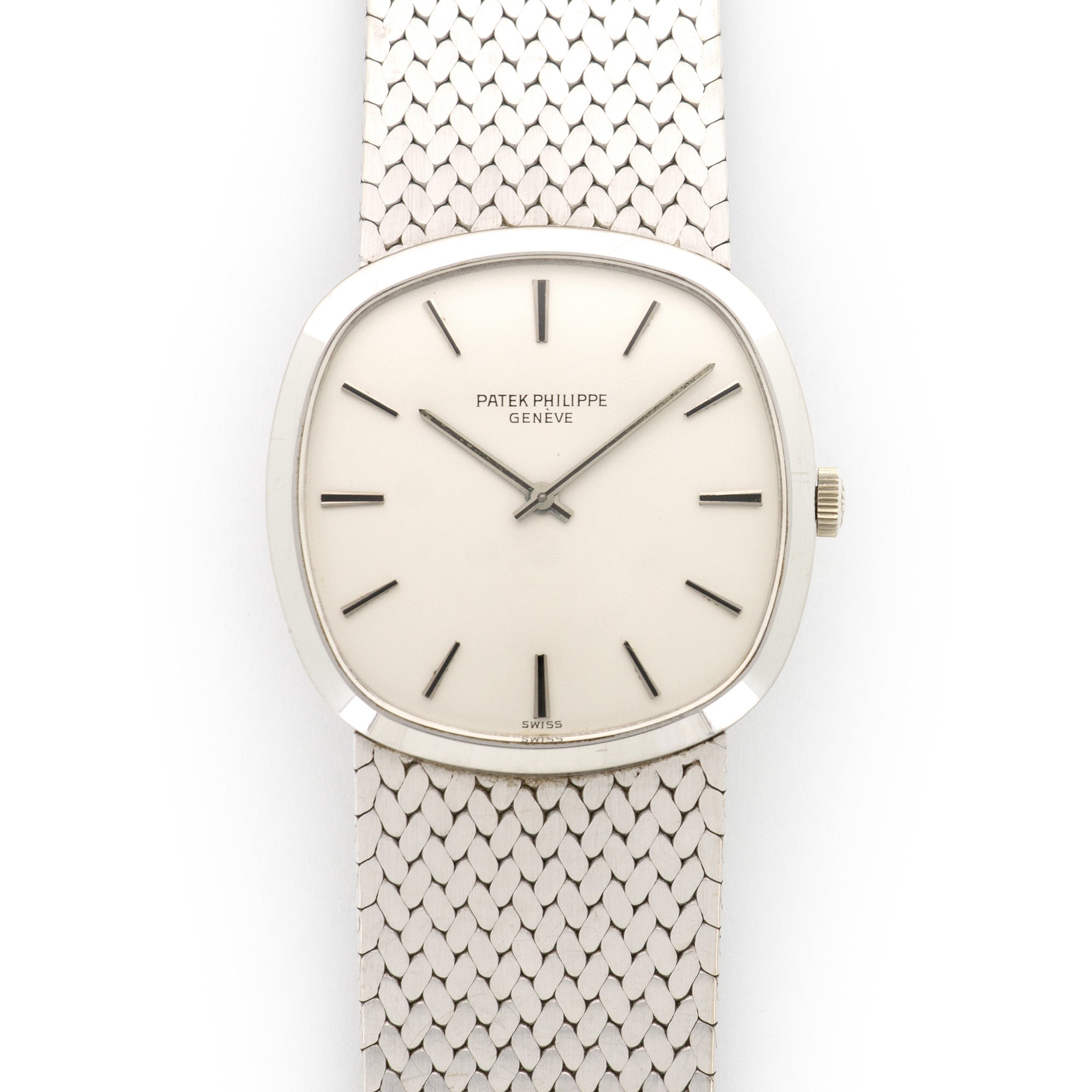 Patek Philippe - Patek Philippe White Gold Bracelet Watch Ref. 3544, with Original Paper - The Keystone Watches