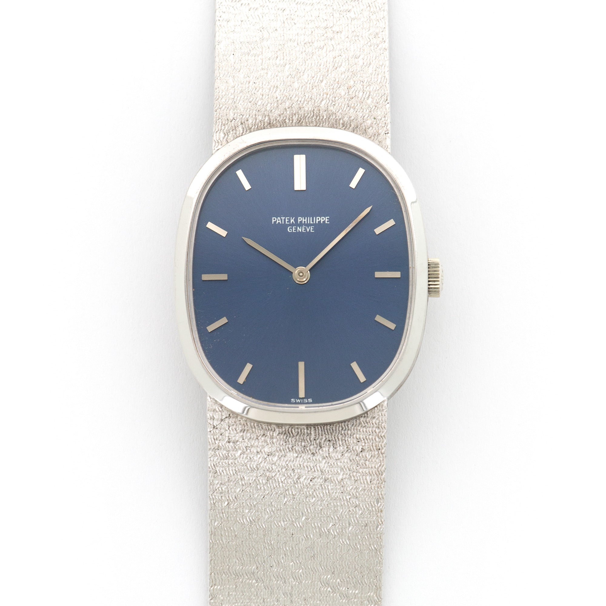 Patek Philippe - Patek Philippe White Gold Ellipse Watch with Original Warranty Paper - The Keystone Watches