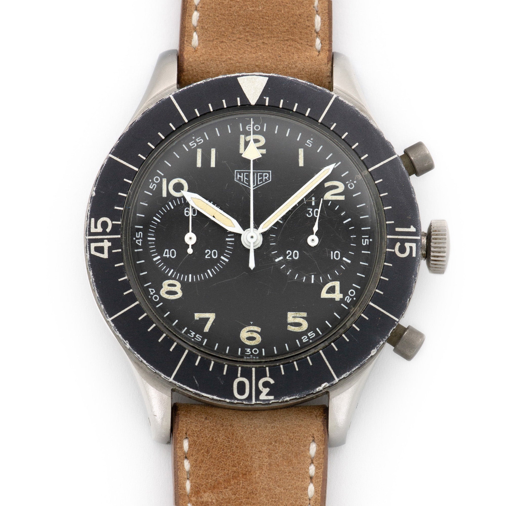 Heuer - Heuer Bundeswehr Military Chronograph Watch Ref. 1550 - The Keystone Watches