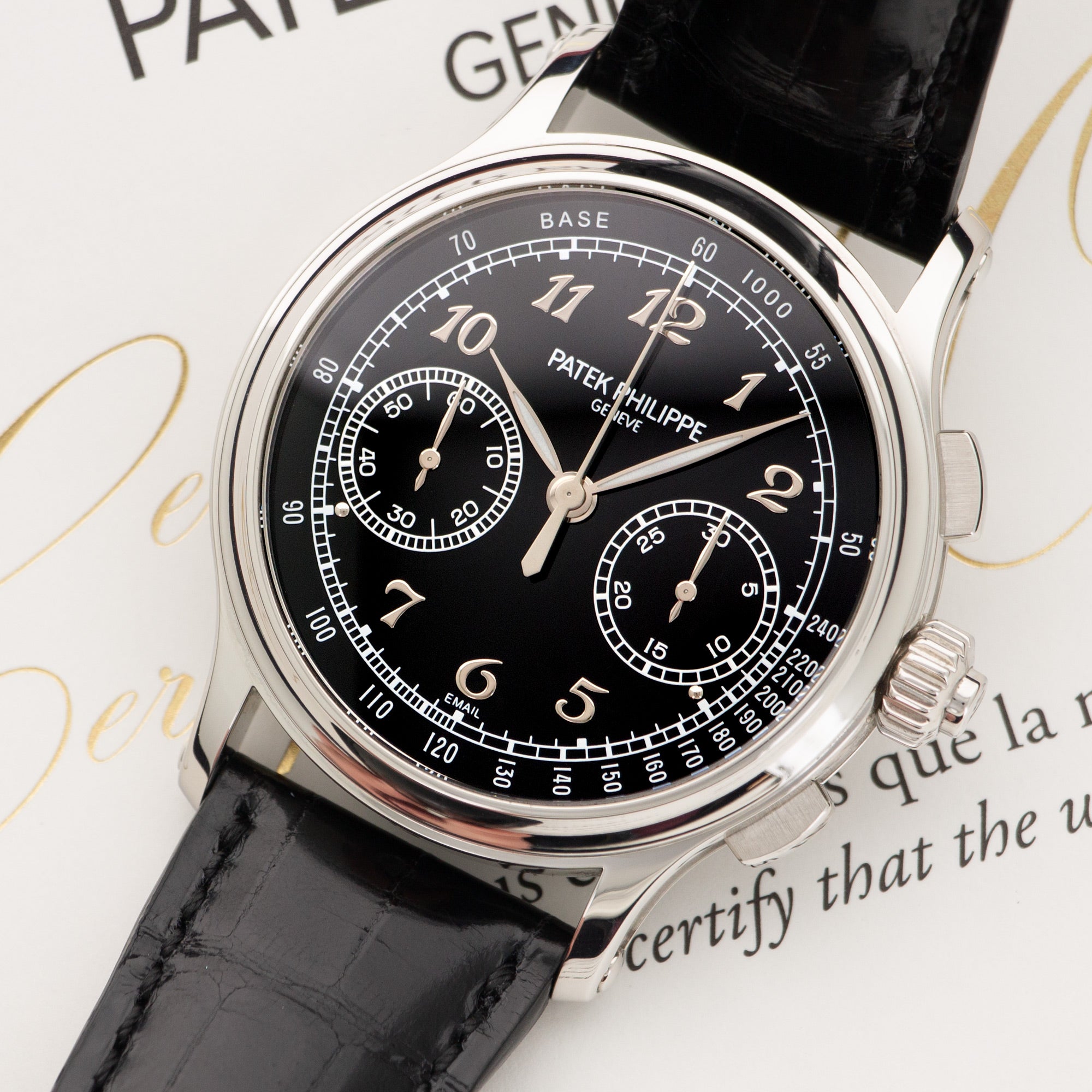 Patek Philippe - Patek Philippe Platinum Split-Seconds Chronograph Watch Ref. 5370 - The Keystone Watches