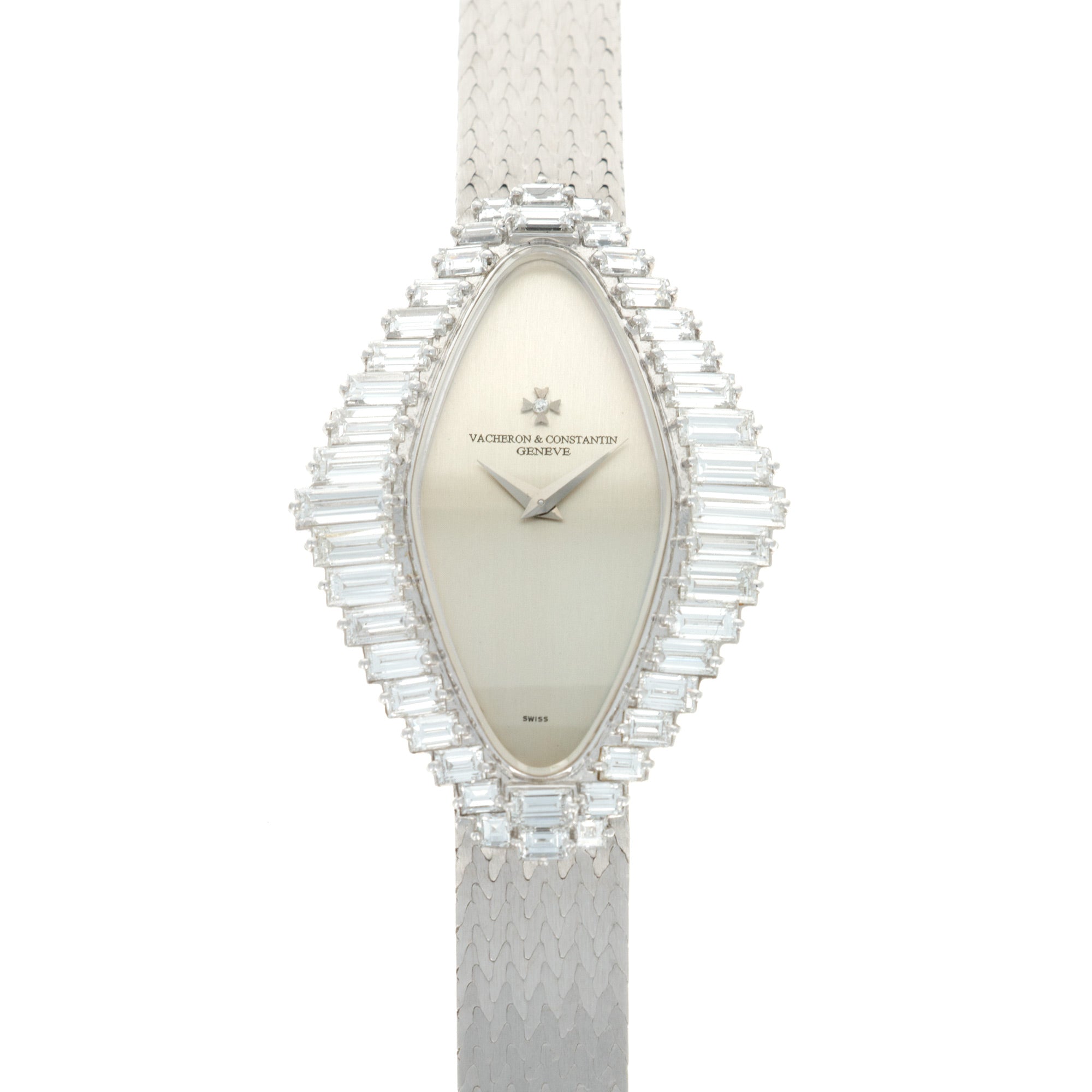 Vacheron Constantin - Vacheron Constantin White Gold Baguette Diamond Watch - The Keystone Watches