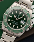 Rolex - Rolex Submariner Green Ceramic Watch Ref. 116610LV with Original Box and Warranty Card - The Keystone Watches