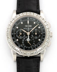 Patek Philippe - Patek Philippe Platinum Perpetual Calendar Chrono Baguette Diamond Watch Ref. 5971 - The Keystone Watches