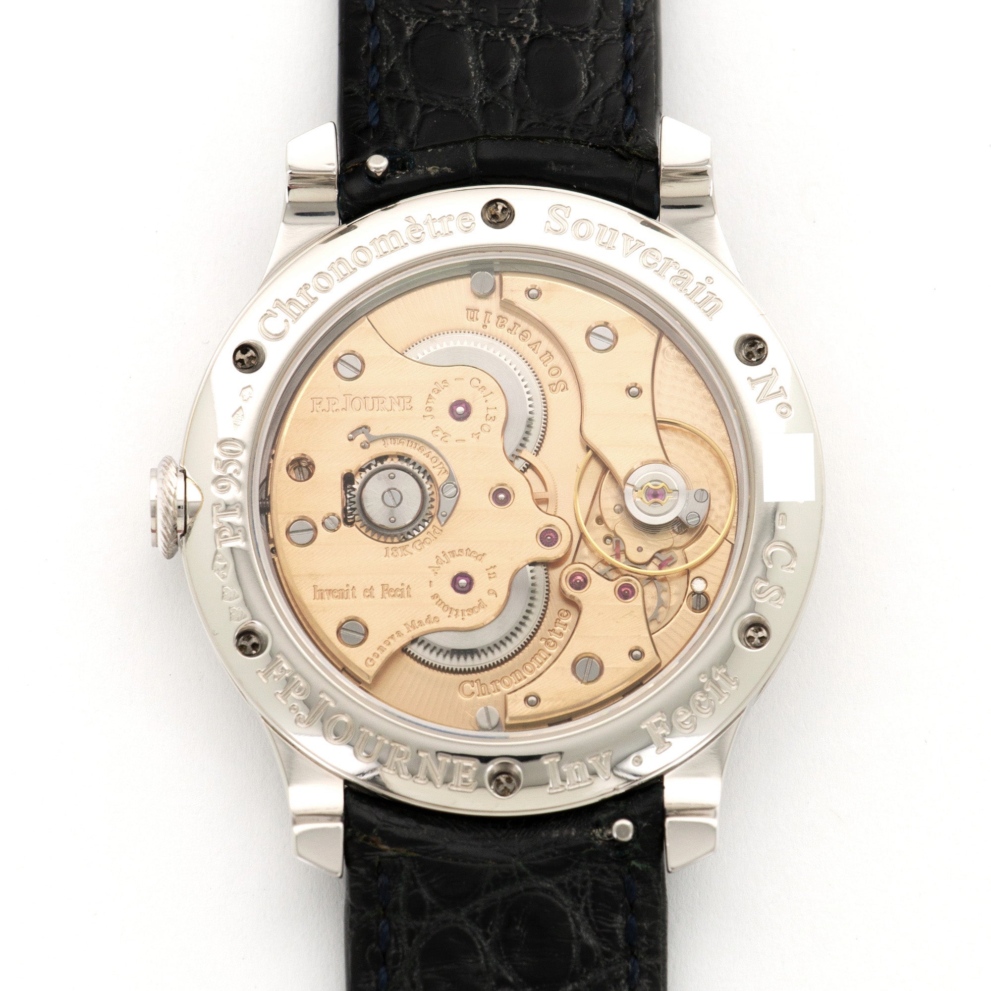 FP Journe - F.P. Journe Platinum Chronometre Souverain Watch - The Keystone Watches