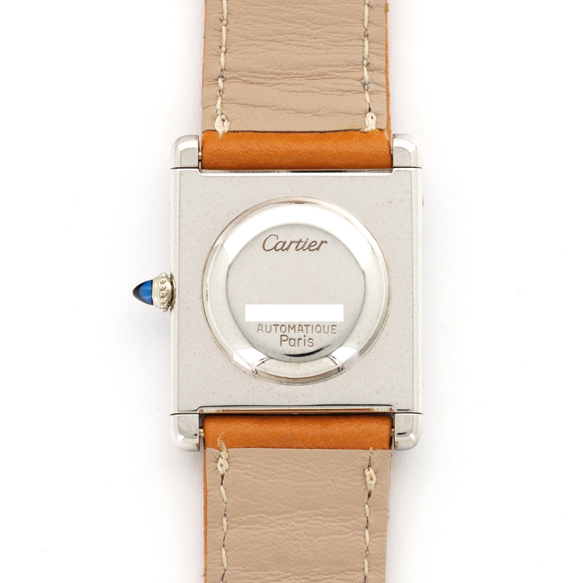 Cartier - Cartier White Gold Tank XL Automatique Watch - The Keystone Watches