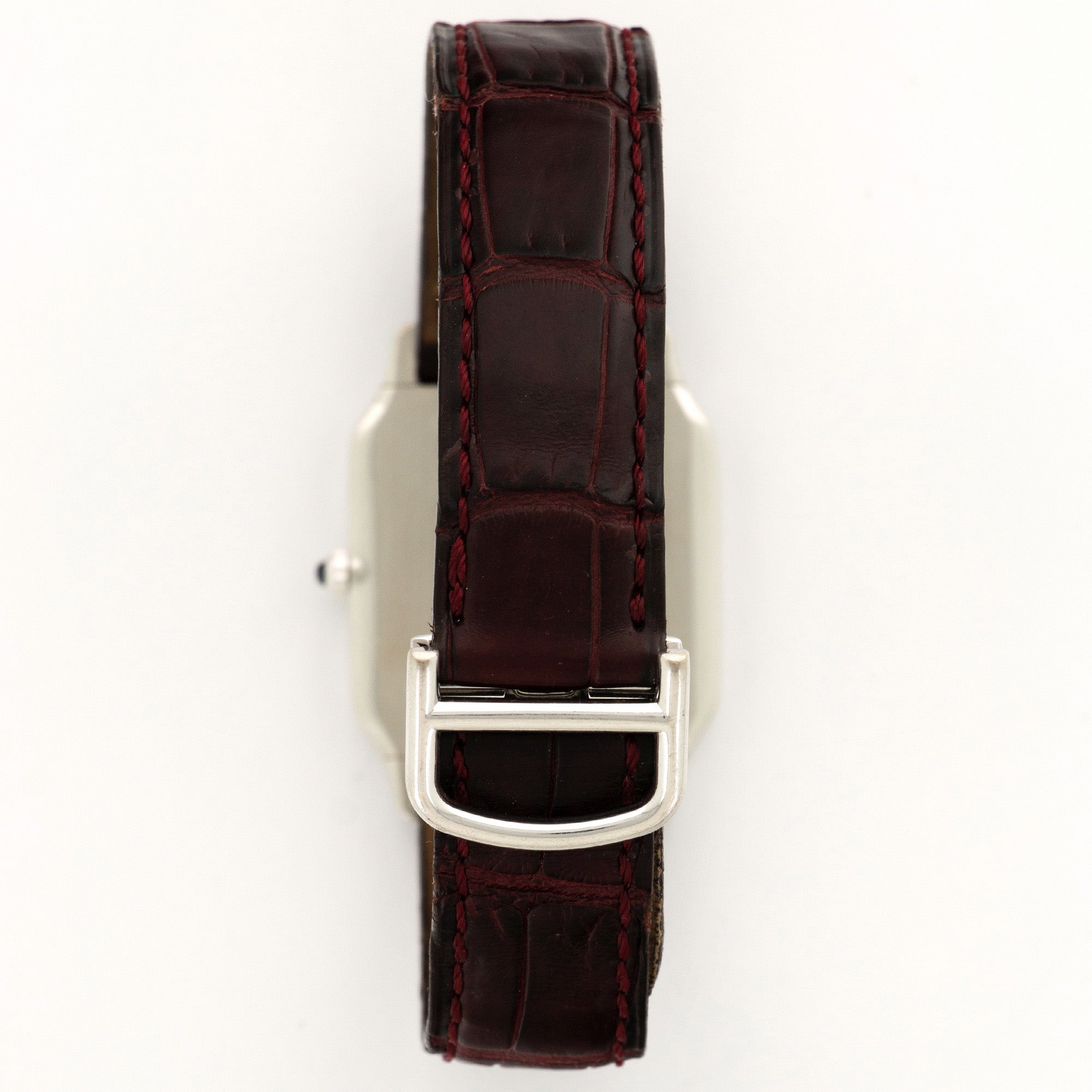 Cartier - Cartier Platinum Santos Dumont Watch, Ref. 1575 - The Keystone Watches