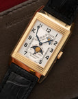 Jaeger LeCoultre - Jaeger Lecoultre Rose Gold Reverso Moonphase Reserve De Marche Watch - The Keystone Watches