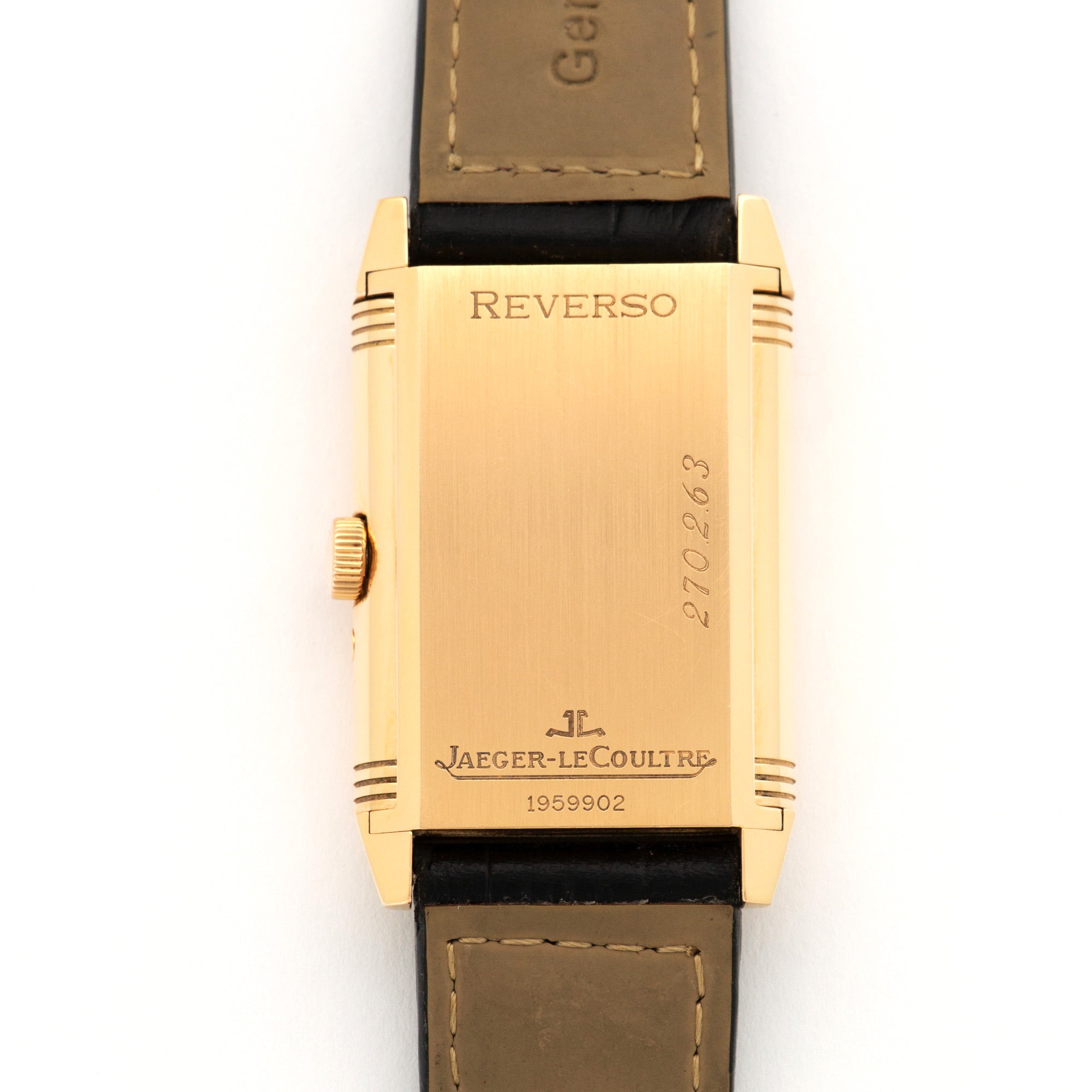 Jaeger LeCoultre - Jaeger Lecoultre Rose Gold Reverso Moonphase Reserve De Marche Watch - The Keystone Watches