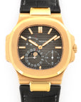 Patek Philippe - Patek Philippe Rose Gold Nautilus Moonphase Watch Ref. 5712 - The Keystone Watches
