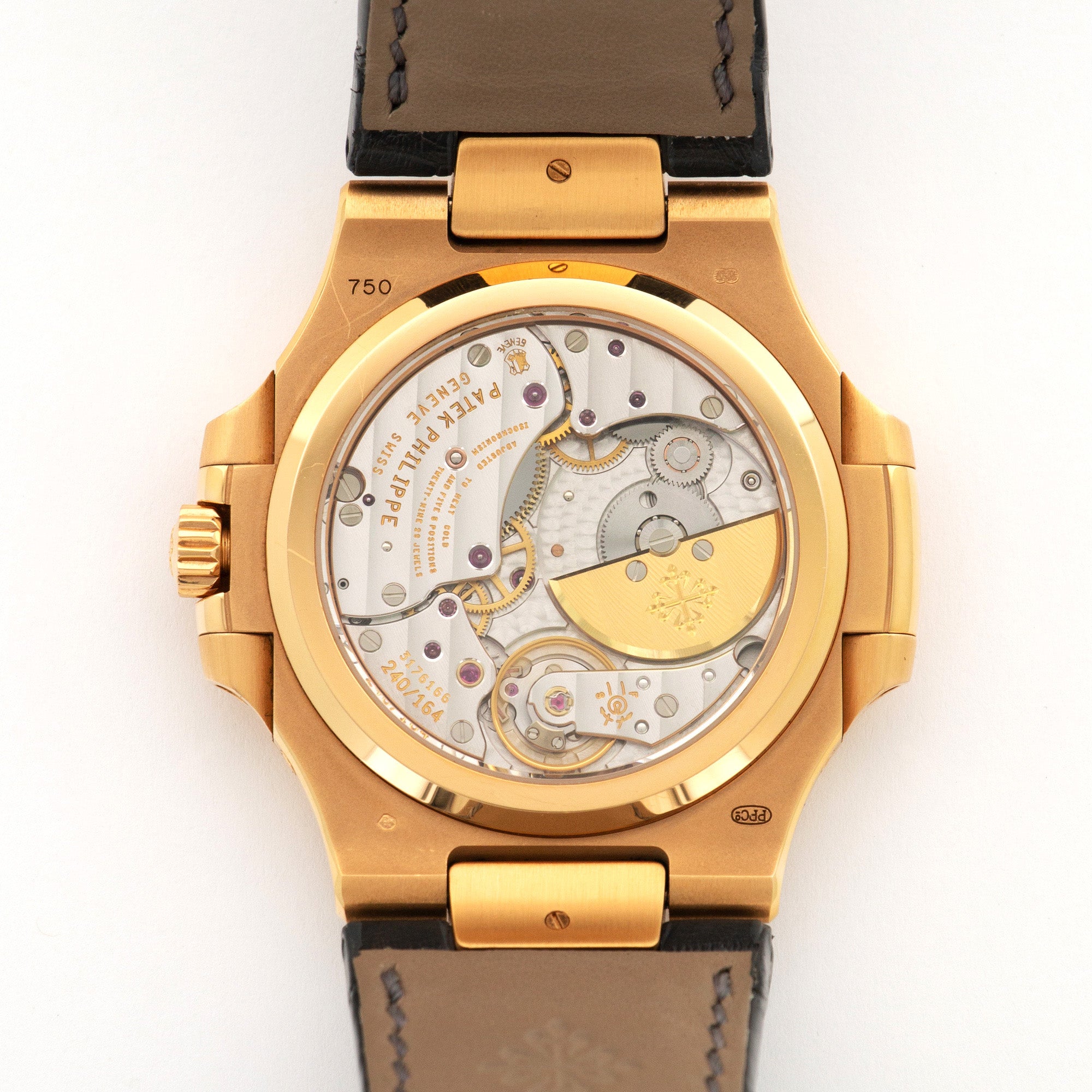 Patek Philippe - Patek Philippe Rose Gold Nautilus Moonphase Watch Ref. 5712 - The Keystone Watches