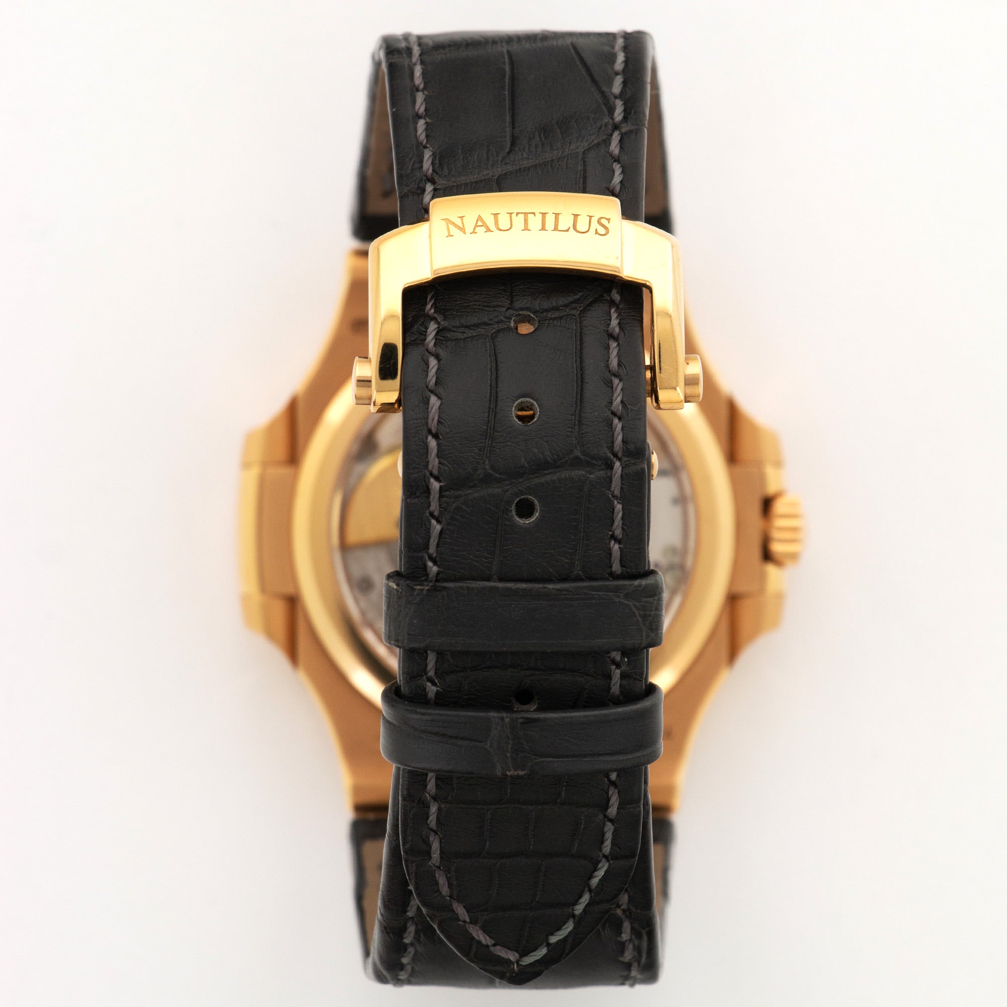 Patek Philippe - Patek Philippe Rose Gold Nautilus Moonphase Watch Ref. 5712 - The Keystone Watches