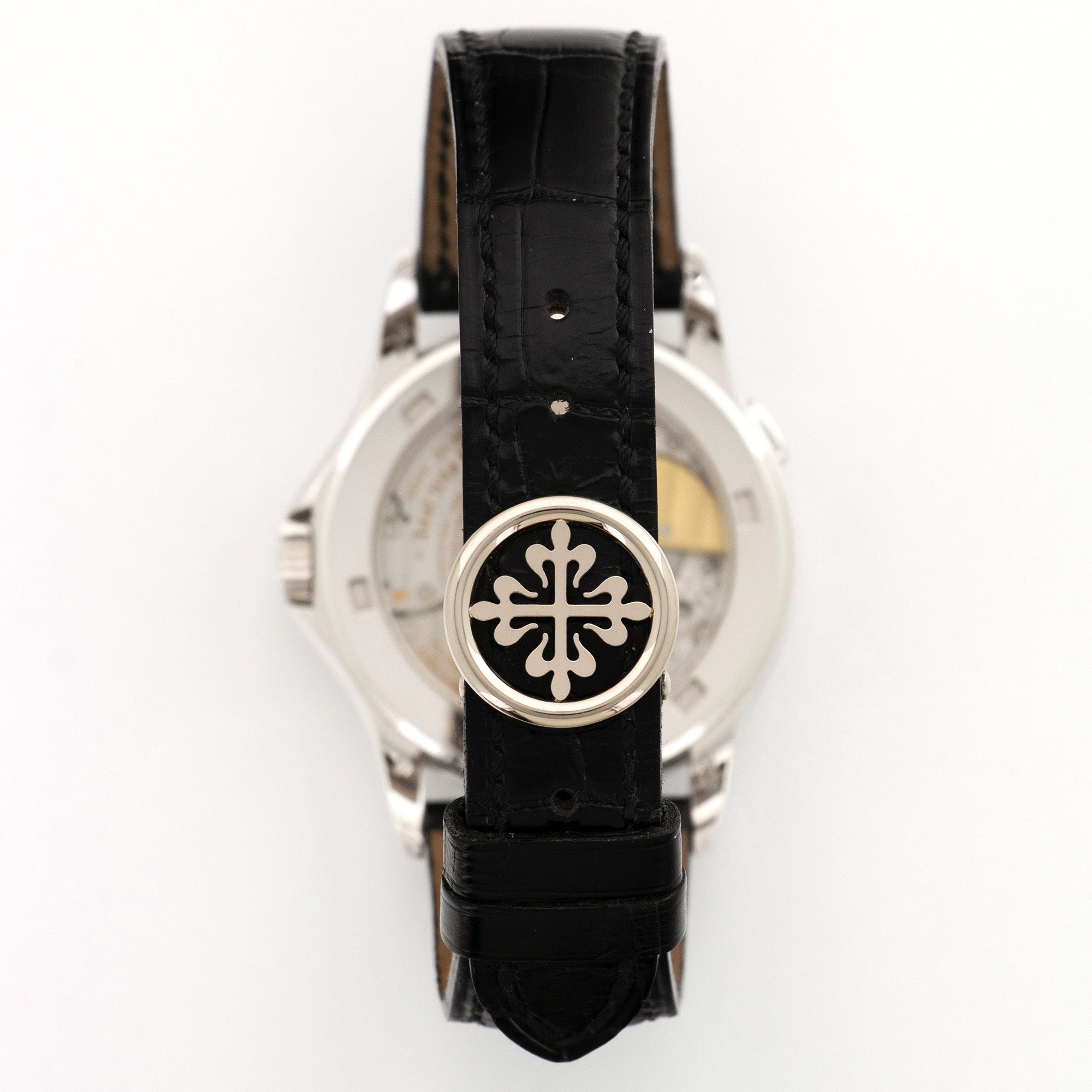 Patek Philippe - Patek Philippe White Gold Travel Time Watch Ref. 5110 with Original Box and Papers - The Keystone Watches