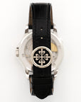 Patek Philippe - Patek Philippe White Gold Travel Time Watch Ref. 5110 with Original Box and Papers - The Keystone Watches