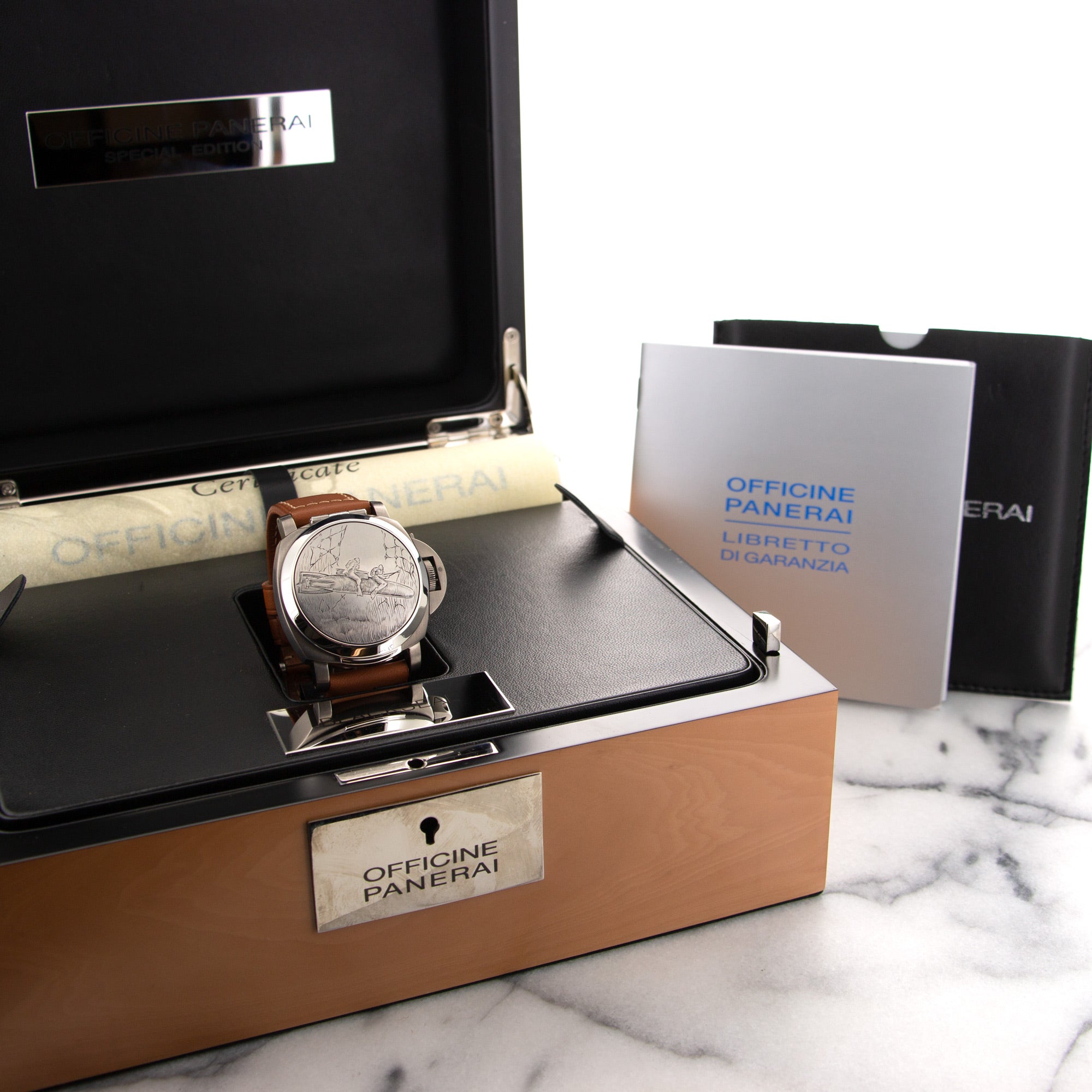 Panerai - Panerai Luminor Black Seal for Purdey Ref. Pam76 - The Keystone Watches