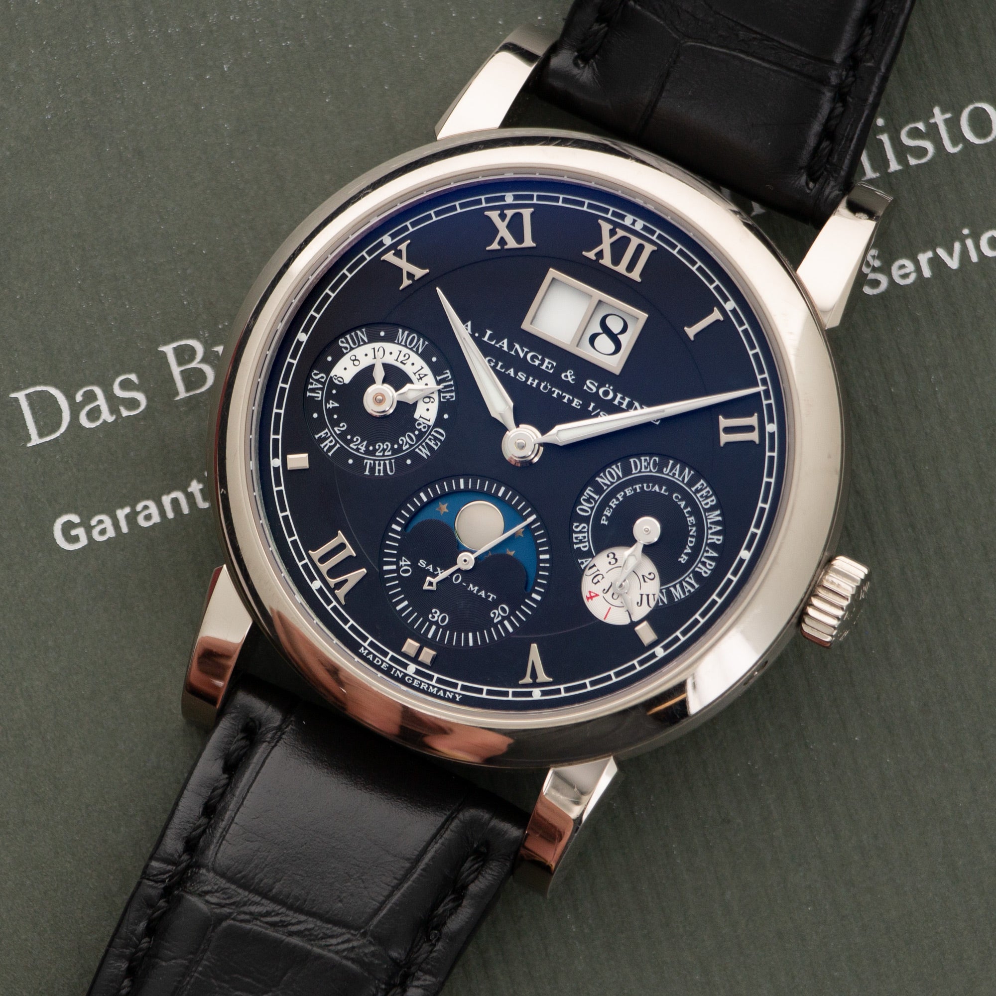 A. Lange & Sohne - A. Lange & Sohne White Gold Langematik Perpetual Watch Ref. 310.026 - The Keystone Watches