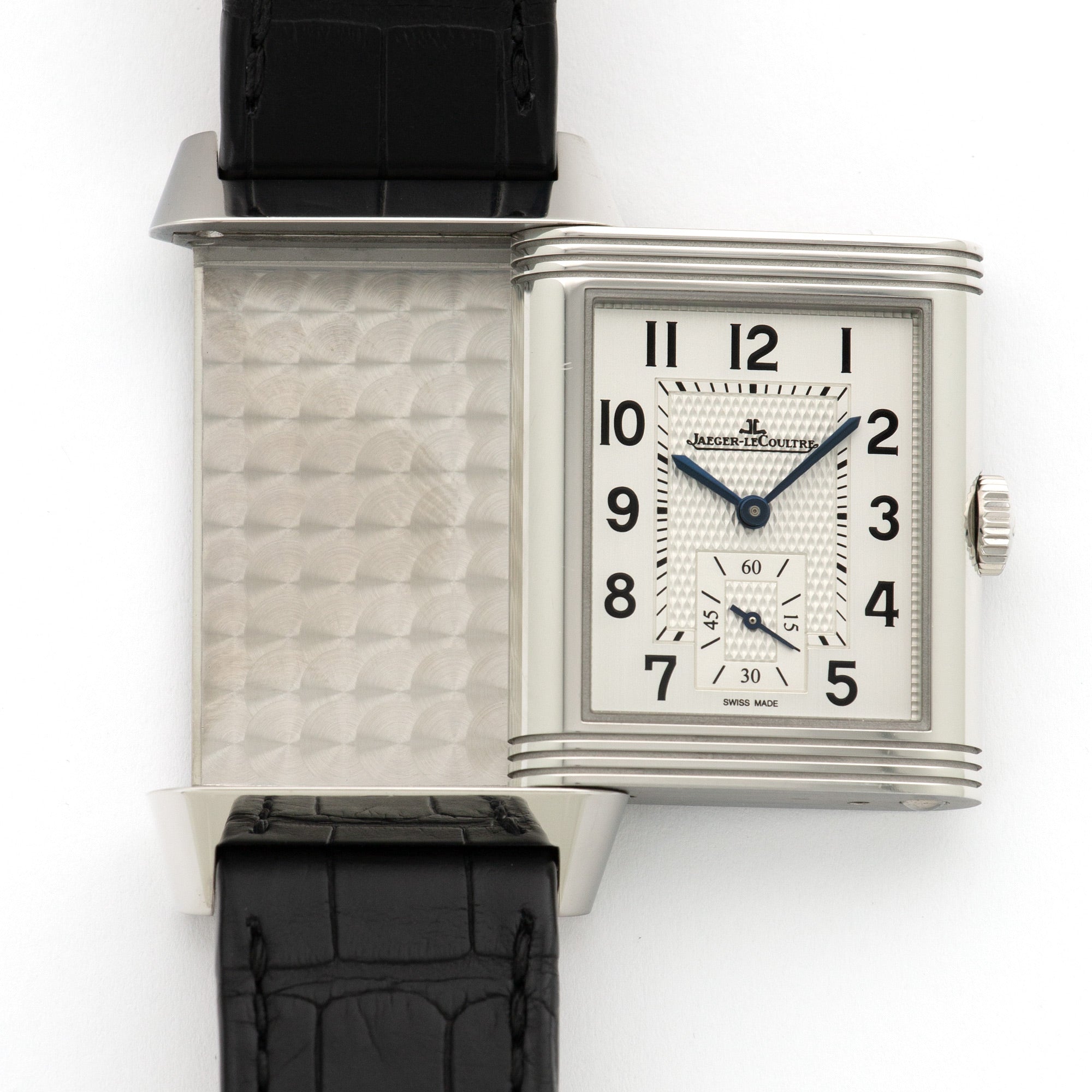 Jaeger LeCoultre - Jaeger Lecoultre Reverso Travel Time Tigers Eye Watch Ref. 215.8.D4 - The Keystone Watches