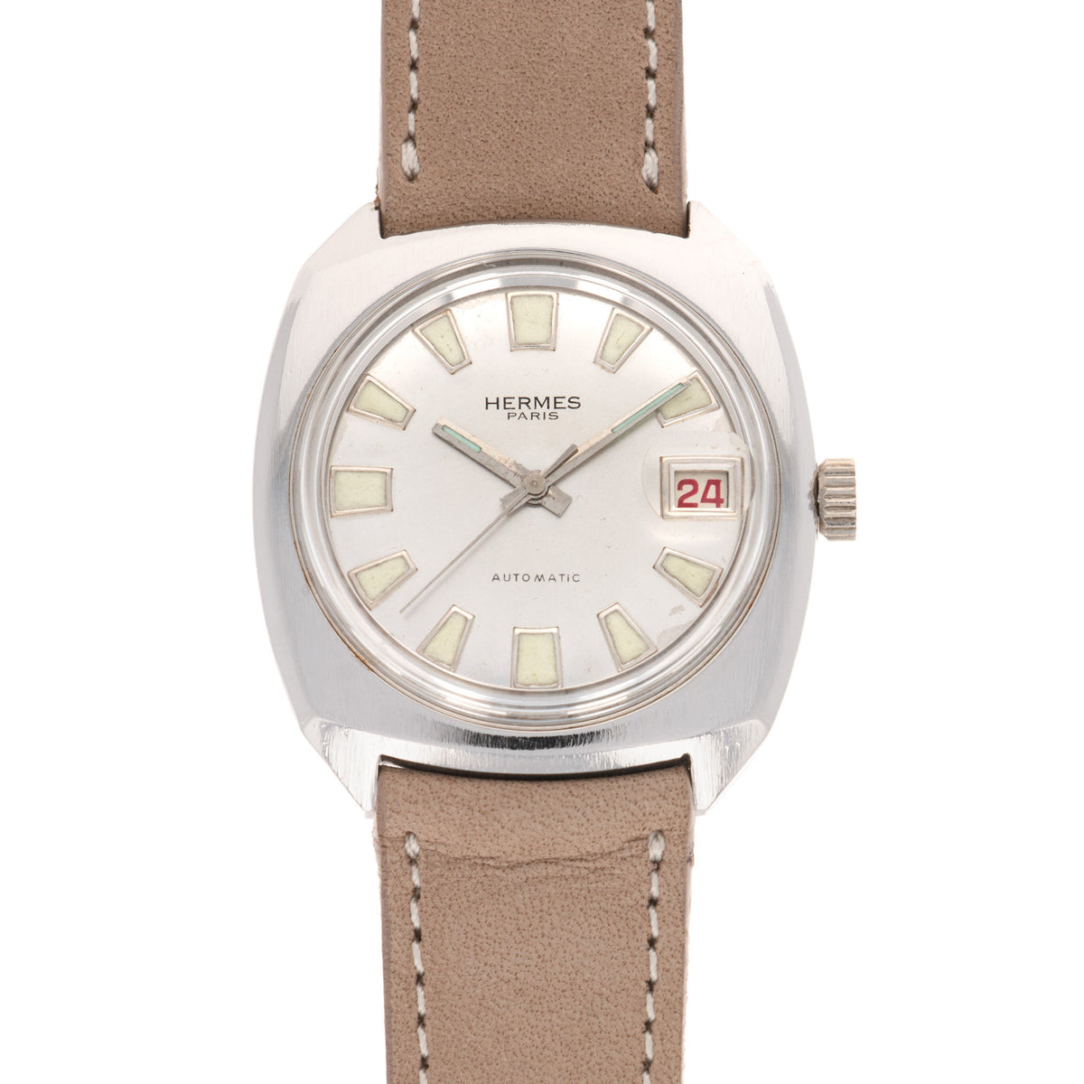 Vintage Hermes Travel Watch C.1960s Auction