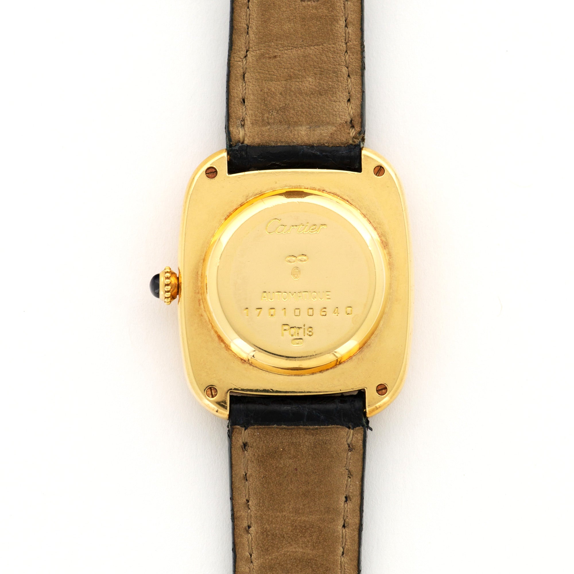 Cartier - Cartier Yellow Gold Tank Gondole Strap Watch - The Keystone Watches