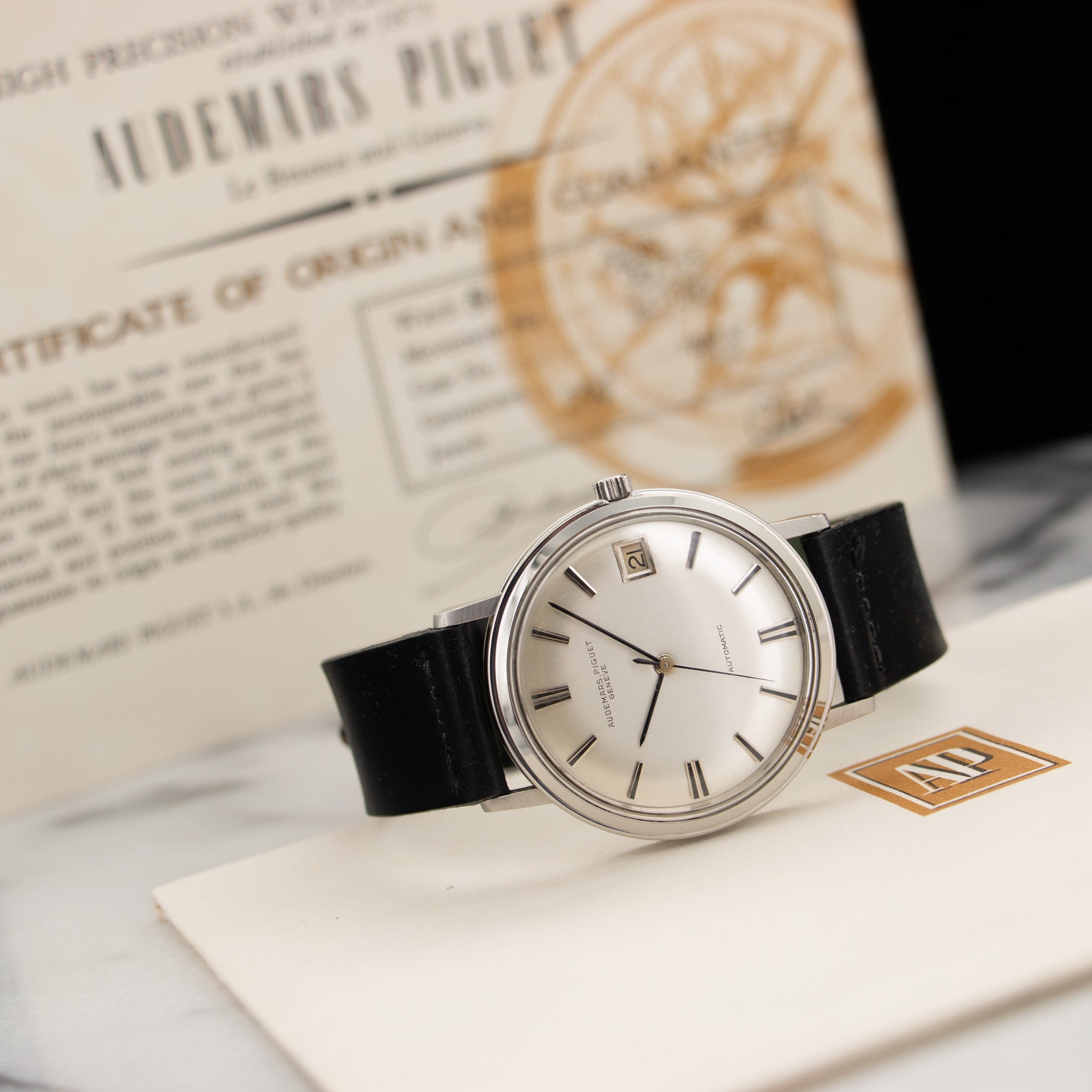 Audemars Piguet - Audemars Piguet Steel Automatic Watch, Ref. 5281 with Original Warranty Papers - The Keystone Watches