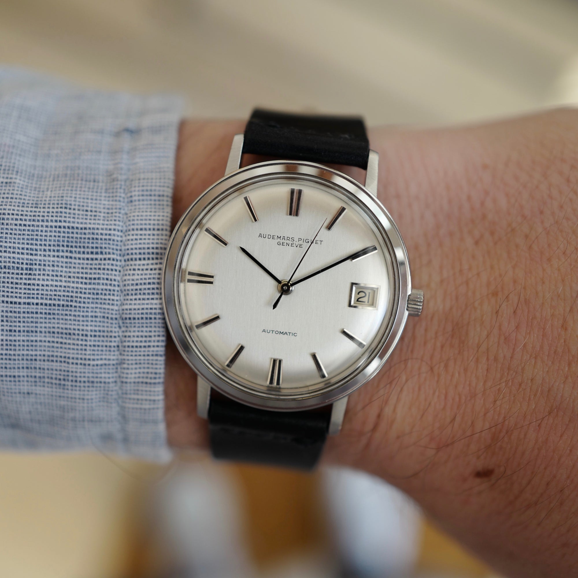 Audemars Piguet - Audemars Piguet Steel Automatic Watch, Ref. 5281 with Original Warranty Papers - The Keystone Watches
