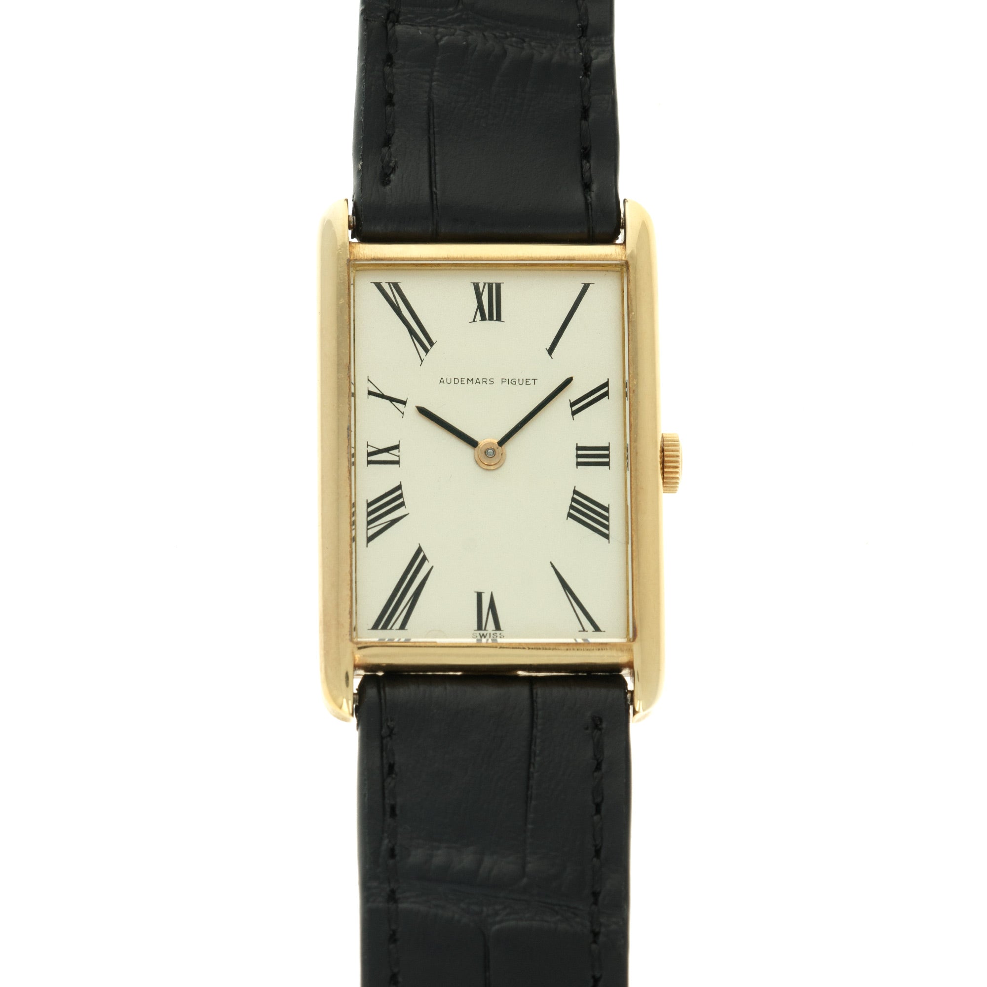 Audemars Piguet - Audemars Piguet Yellow Gold Rectangular Strap Watch - The Keystone Watches