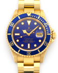 Rolex - Rolex Yellow Gold Submariner Lapis Lazuli Watch Ref. 16618 - The Keystone Watches