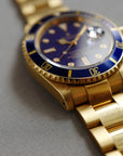 Rolex - Rolex Yellow Gold Submariner Lapis Lazuli Watch Ref. 16618 - The Keystone Watches