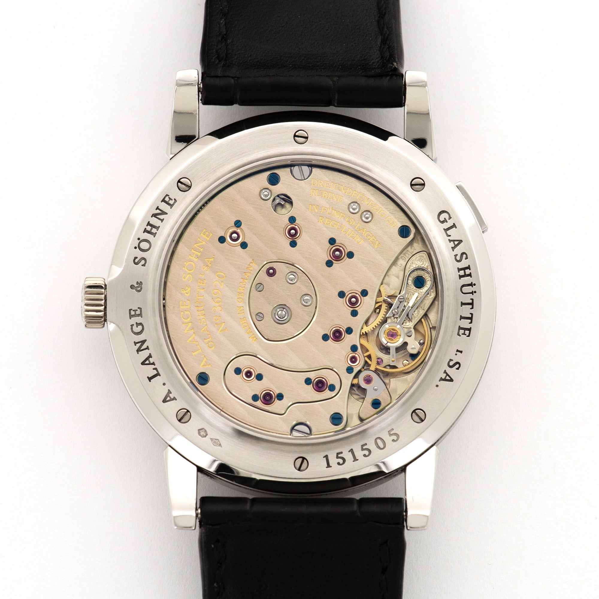 A. Lange &amp; Sohne - A. Lange &amp; Sohne Platinum Grand Lange 1 Watch Ref. 117.025 - The Keystone Watches