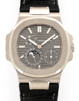 Patek Philippe - Patek Philippe White Gold Nautilus Moonphase Watch Ref. 5712 - The Keystone Watches