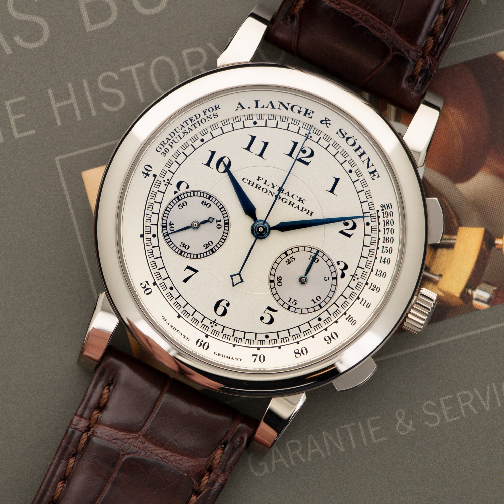 A. Lange & Sohne - A Lange & Sohne 1815 Chronograph White Gold - The Keystone Watches