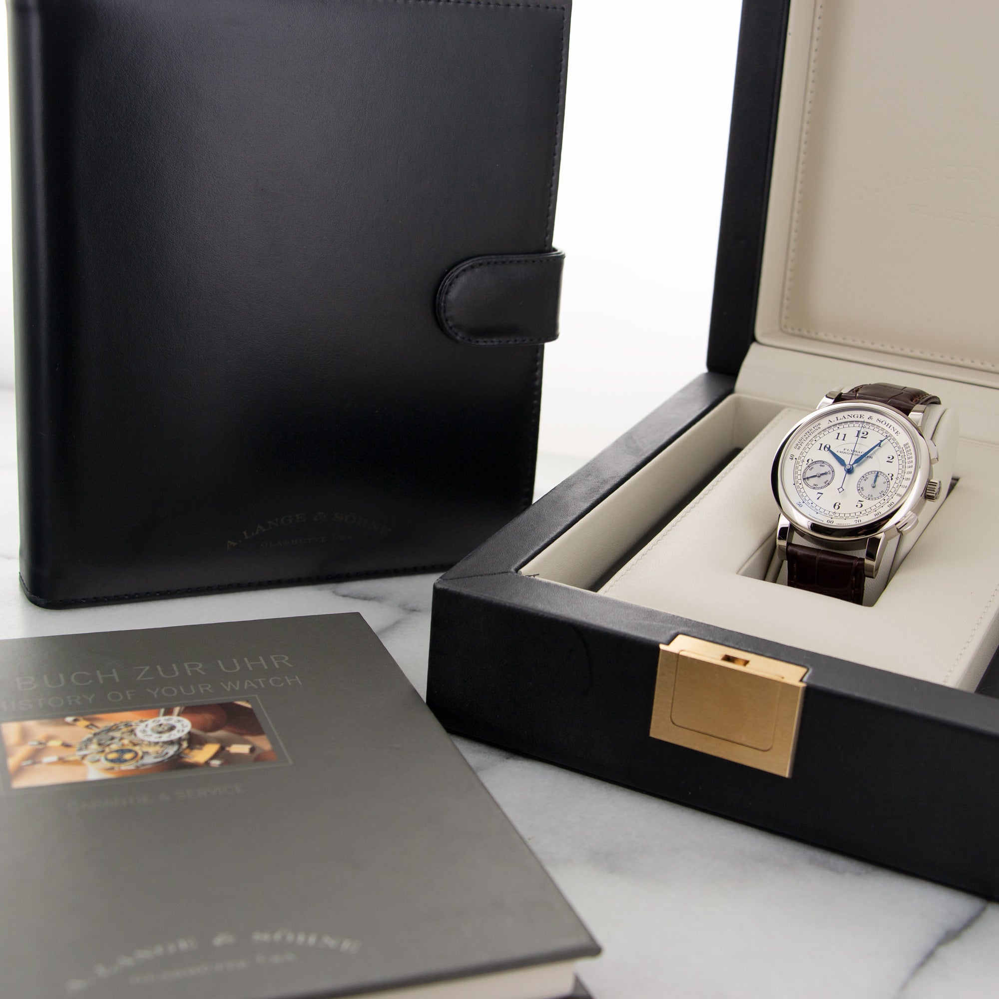 A. Lange & Sohne - A Lange & Sohne 1815 Chronograph White Gold - The Keystone Watches