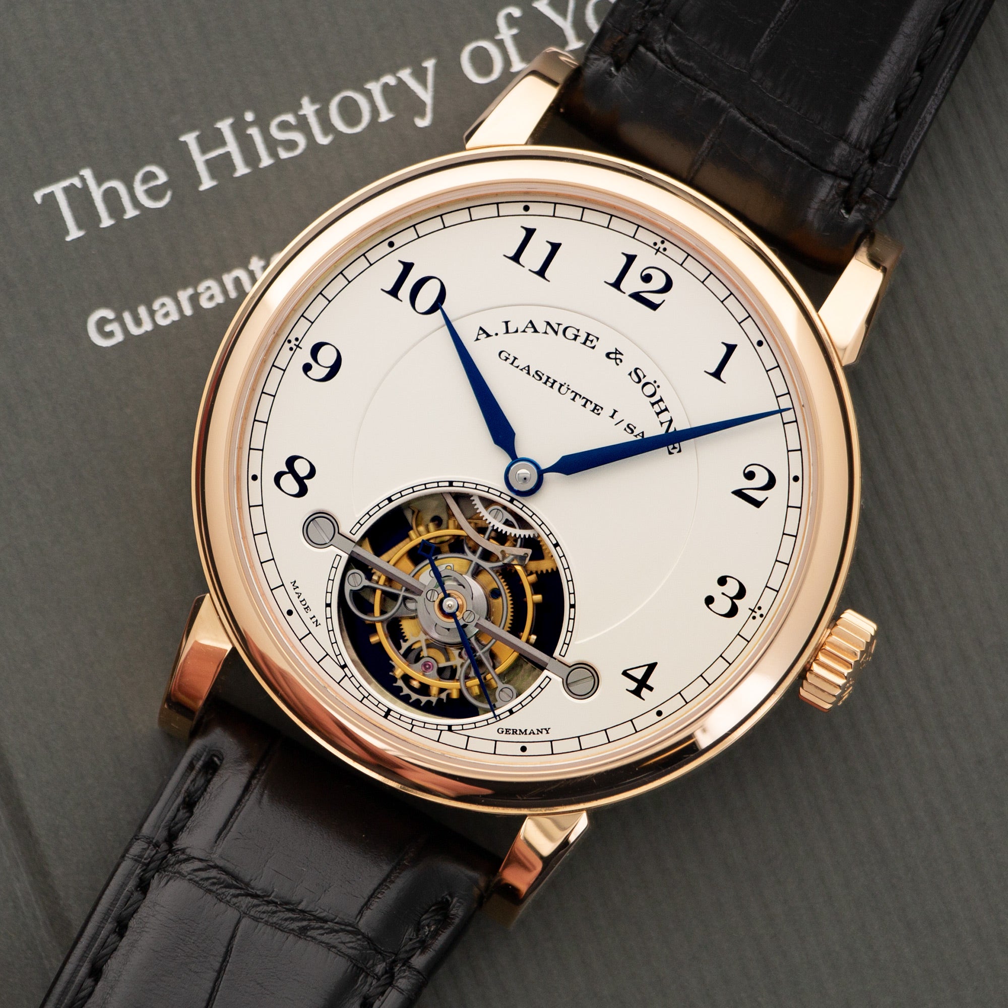 A. Lange & Sohne - A. Lange & Sohne Rose Gold 1815 Tourbillon Watch Ref. 730.032 - The Keystone Watches