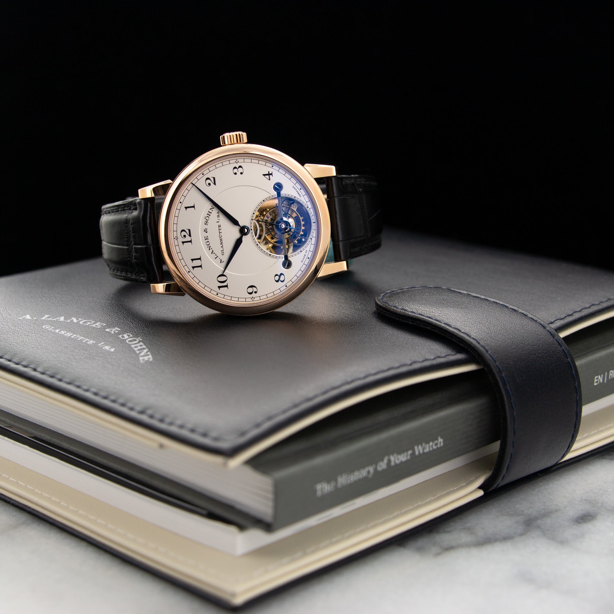 A. Lange & Sohne - A. Lange & Sohne Rose Gold 1815 Tourbillon Watch Ref. 730.032 - The Keystone Watches