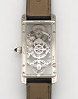 Cartier - Cartier Platinum Tank Cintree Skeletonized Watch - The Keystone Watches