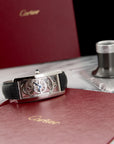 Cartier - Cartier Platinum Tank Cintree Skeletonized Watch - The Keystone Watches