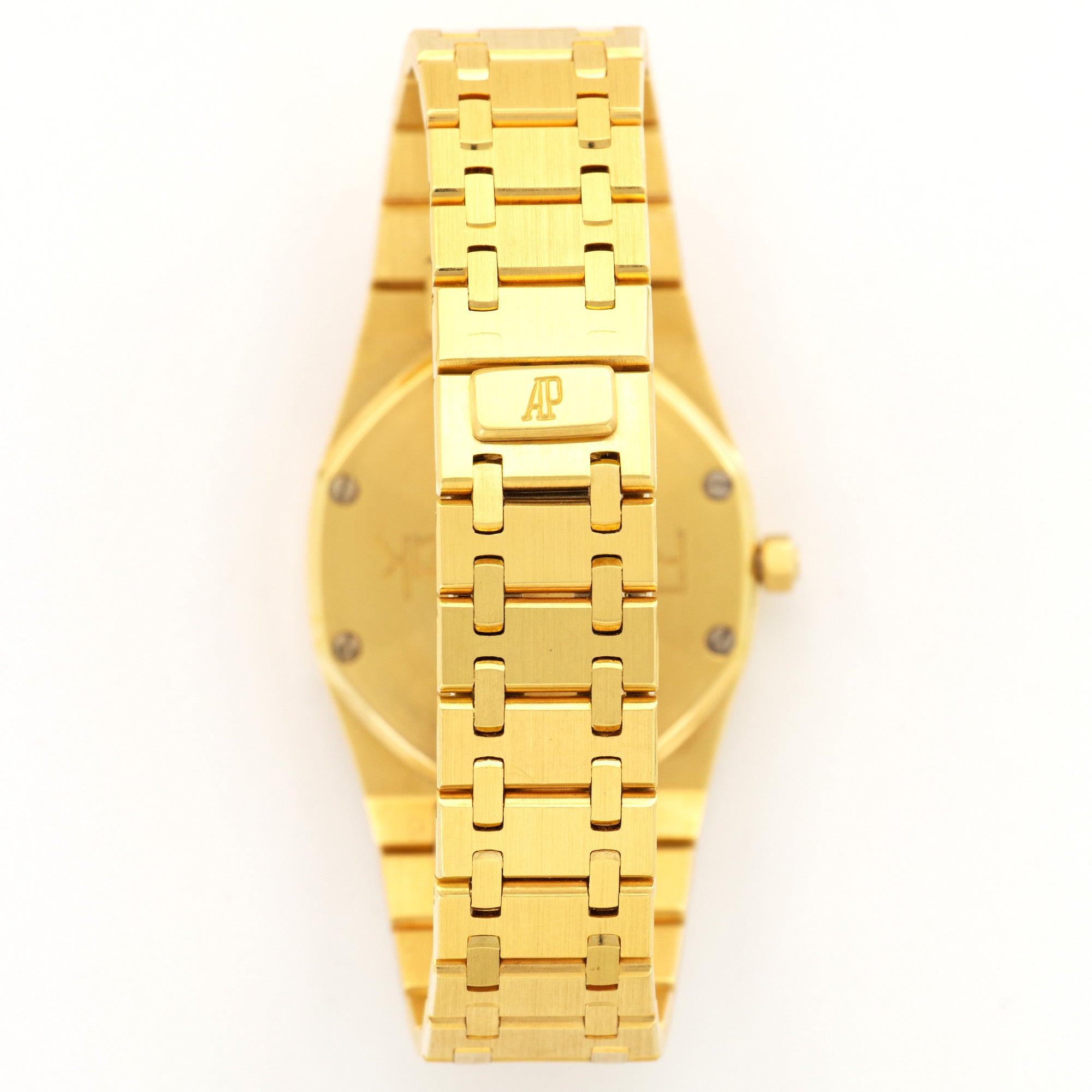 Audemars Piguet - Audemars Piguet Yellow Gold Royal Oak Triangle-Cut Diamond Watch - The Keystone Watches