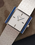 Patek Philippe - Patek Philippe White Gold Lapis Bracelet Watch Ref. 3578, with Original Hang Tag - The Keystone Watches