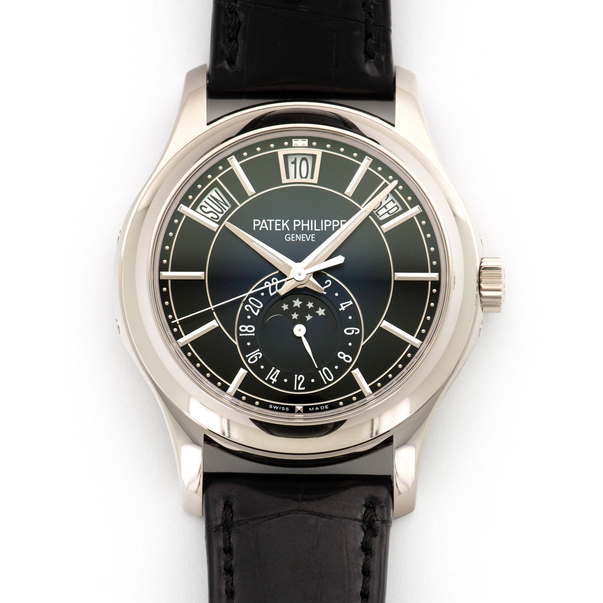 Patek Philippe - Patek Philippe White Gold Annual Calendar Blue Watch Ref. 5205 - The Keystone Watches